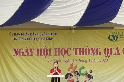 NGÀY HỘI “HỌC THÔNG QUA CHƠI” TẠI TRƯỜNG TIỂU HỌC BA DINH