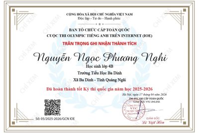 HÀNH TRÌNH CHINH PHỤC ĐỈNH CAO TRI THỨC IOE 2025-2026